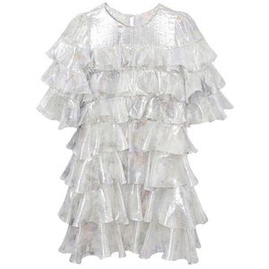 Rebecca Taylor lily ruffle dress size 6